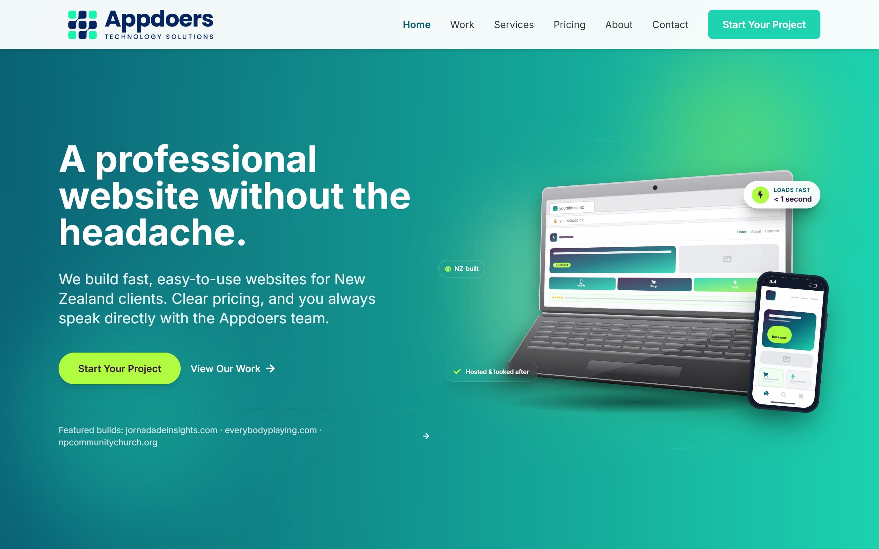 Appdoers — site preview